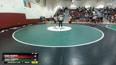 165 lbs Cons. Round 2 - Owen Roberts, Natrona County vs Eddie Rodrick, Natrona County