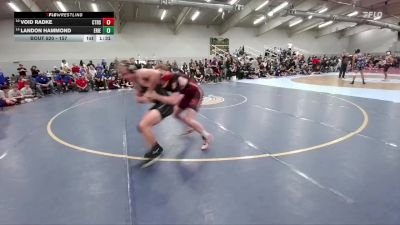 157 lbs Champ. Round 2 - Void Radke, Centaurus vs Landon Hammond, Erie