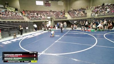 75 lbs Champ. Round 2 - Napoleon Aniciete, Aniciete Training Club vs Brennan Brannen, Team Boulder Jr Eagles