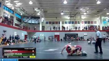 165 lbs Champ. Round 1 - Alexander Holguin, Colorado Mesa vs Connor Weeks, Belmont Abbey