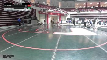 155 lbs Quarterfinal - Gia Garcia, Wagoner High School vs Arden Jellen, Rogers High School Girls