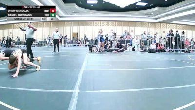 120 lbs Consi Of 32 #1 - Drew Mendoza, MAW Wrestling Academy vs Daniel Agredano, Khutulun