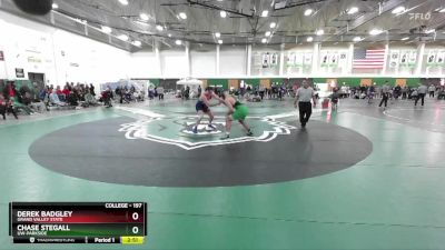 197 lbs Champ. Round 1 - Derek Badgley, Grand Valley State vs Chase Stegall, UW-Parkside