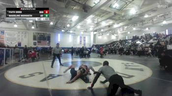 130 lbs Semifinal - Faith Bree, Redondo Union vs Madeline Merideth, Cerritos