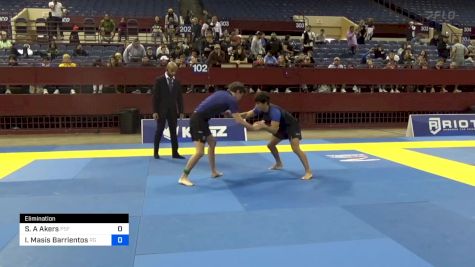 Skyler A Akers vs Ignacio Masis Barrientos 2024 Pan IBJJF Jiu-Jitsu No-Gi Championship