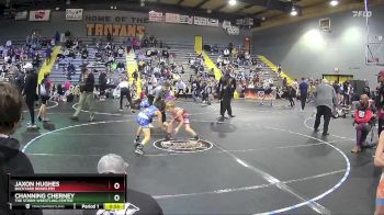 75 lbs Semifinal - Jaxon Hughes, Backyard Brawlers vs Channing Cherney, The Storm Wrestling Center