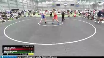 285 lbs Placement Matches (8 Team) - Logan Latham, Texas Red vs Benjamin Land, Indiana Gold