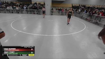144 lbs Cons. Round 4 - Mikey Posey, Spartan Wrestling Club vs Cole Dummer, Askren Wrestling Academy