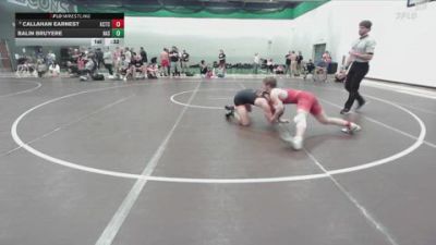 150 lbs Cons. Round 5 - Balin Bruyere, Hastings vs Callahan Earnest, Kansas City Training Center
