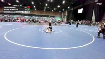 91-96 lbs Round 2 - Mason Muirbrook, Vasky Bros vs Zayden Maynez, Fallon Outlaws WC