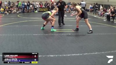 148 lbs Round 2 (4 Team) - Laine Mullins, Untouchables vs Amelia Soltis, Beast Mode WA Green