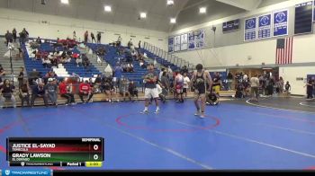 220 lbs Semifinal - Justice El-Sayad, Temecula vs Grady Lawson, El Dorado