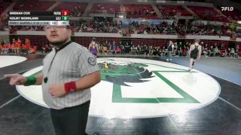 120 lbs Round 2 - Quarters & 1st Wb (16 Team) - Brenan Cox, Comal Pieper vs Kolby Moreland, Azle