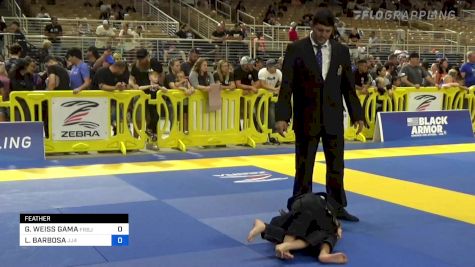 GABRIEL WEISS GAMA vs LUCAS BARBOSA 2022 Pan Kids Jiu-Jitsu IBJJF Championship