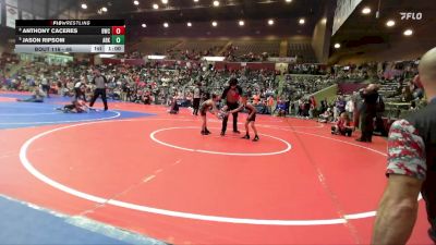 46 lbs Cons. Round 1 - Anthony Caceres, Battlefield Wrestling Club vs Jason Ripsom, Arkansas