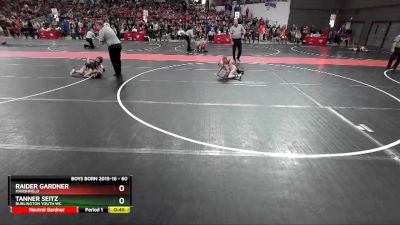 60 lbs Cons. Round 2 - Raider Gardner, Marshfield vs Tanner Seitz, Burlington Youth WC