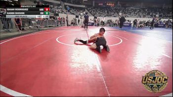 67 lbs 3rd Place - Isaiah Rodriguez, ALL AMERICAN WRESTLING CLUB vs Kasen Shouse, Cowboy Wrestling Club