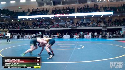 135 lbs Cons. Round 3 - Eben Caulkins, Redington Sr. Jr/Sr High School vs Daniel Kulikov, Homer High School Mariners