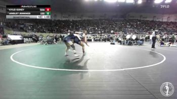 G5A-135 lbs Quarterfinal - Kylei Gokey, Tecumseh-Girls vs Ainsley Jennings, Little Axe-Girls