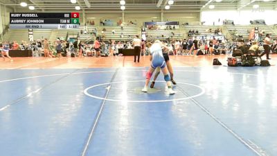 107 lbs Rr Rnd 1 - Ruby Russell, Red Zone - HSG vs Aubrey Johnson, Nebraska Blue - HSG
