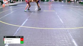 125 lbs Semifinal - Massey Odiotti, Northwestern vs Kaden Chinavare, Central Michigan