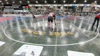Round 2 - Robert Shoemaker, St. Mary`s Cardinals WC vs Maksim Allen, Douglas Wrestling Club