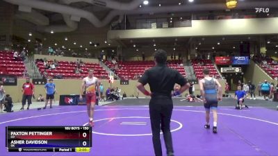 150 lbs Cons. Round 1 - Paxton Pettinger, CO vs Asher Davidson, OK