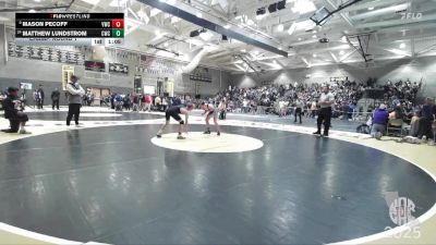 116 lbs Champ. Round 1 - Mason Pecoff, Vacaville Wrestling Club vs Matthew Lundstrom, Cardinal Wrestling Club