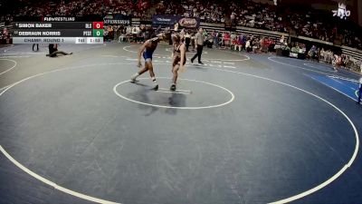 D 3 144 lbs Champ. Round 1 - Simon Baker, De La Salle vs Debraun Norris, Patrick Taylor - Science/Tech.