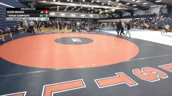 165 lbs Champ. Round 2 - Ethan Composto, Gettysburg vs Jacob Ebaugh, Alvernia