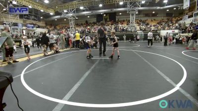 60 lbs Rr Rnd 2 - Lincoln Hartley, ARDMORE TAKEDOWN CLUB vs Tucker Mcglamery, Noble Takedown Club