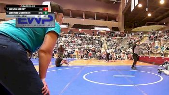 100 lbs Cons. Semi - Weston Morrison, Blazing Yetis Wrestling Club vs Mason Street, Battlefield Wrestling Club