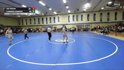 157 lbs Semifinal - Cameron Johnson, Aurora Universtiy vs Joe Penchi, Wisconsin-La Crosse