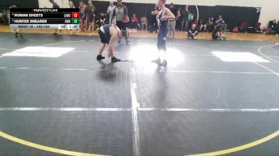 140/160 Round 1 - Roman Sheets, Legacy Elite Wrestling Club vs Hunter Shearer, Grizzlies Wrestling Club