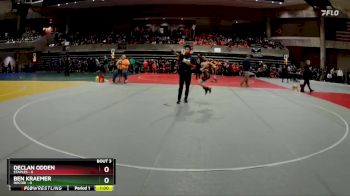50 lbs Quarterfinals (8 Team) - Ben Kraemer, Rocori vs Declan Odden, Staples