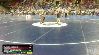 140 lbs Champ. Round 1 - Allyssa Johnson, Grand Forks vs Keeley Schiermeister, Bismarck Legacy