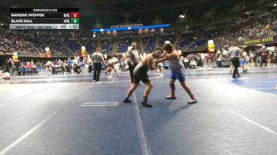 200 lbs Round Of 16 - Maverik Pfeffer, Butler vs Blake Hall, Apollo-Ridge
