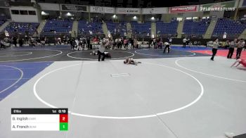 61 lbs Consolation - Gannon Inglish, Carrington WC vs Austin French, Bear Cave WC