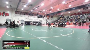 170 lbs Cons. Round 5 - Alexis Burgos, Mayfair vs Yvonne Rincon, Pioneer Valley