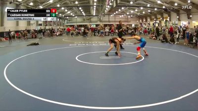 98 lbs Cons. Round 4 - Caleb Pyles, Nolf Wrestling Academy vs Caegan Konetski, Legacy Wrestling Club