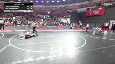 115 lbs Semifinal - Adler Oleszak, Askren Wrestling Academy vs Reece Vendegna, Askren Wrestling Academy