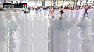 132 lbs Consi Of 16 #1 - Owen Campbell, PA vs Tristan Gauvin, CO