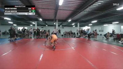 110 lbs Round 2 - Dylan Griffin, Steller Trained Embo vs Miles Haynes, Terps Xtreme