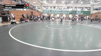 113 lbs Cons. Semi - Eric Bice, Slam Academy vs Logan Robbins, Spanish Springs