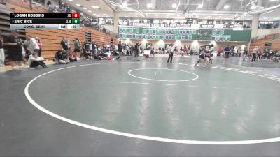 113 lbs Cons. Semi - Eric Bice, Slam Academy vs Logan Robbins, Spanish Springs