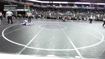 90 lbs Semifinal - Brooklynn White, Greater Heights WC vs Raegan Niemer, Contenders Wr Ac
