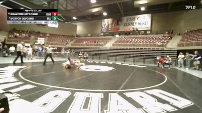 2A 150 lbs Cons. Round 1 - Brayden Heyborne, Kanab vs Boston Leugers, Millard