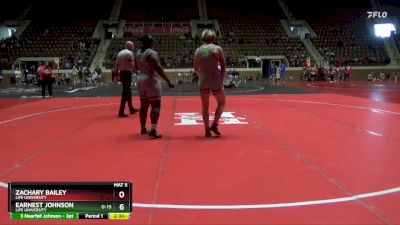 285 lbs Cons. Round 3 - Earnest Johnson, Life University vs Zachary Bailey, Life University