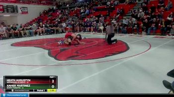 113 lbs Semis & 1st Wb (8 Team) - Xavier Martinez, North Forsyth vs Heath Augustyn, Woodward Academy