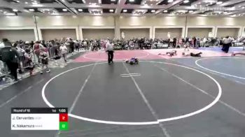 61 lbs Round Of 16 - Joseph Cervantes, Dethrone vs Kylan Nakamura, Nakamura Wrestling